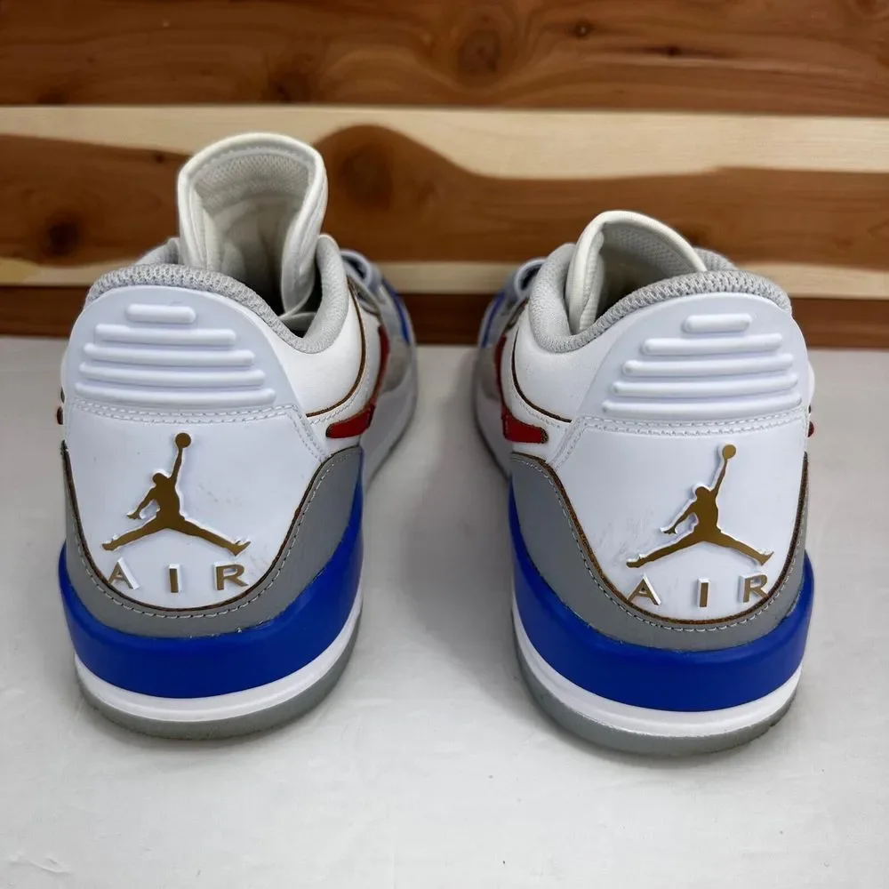 Air Jordan Legacy 312 FN8902-161 Low White/University Red-White Men's size 9 US